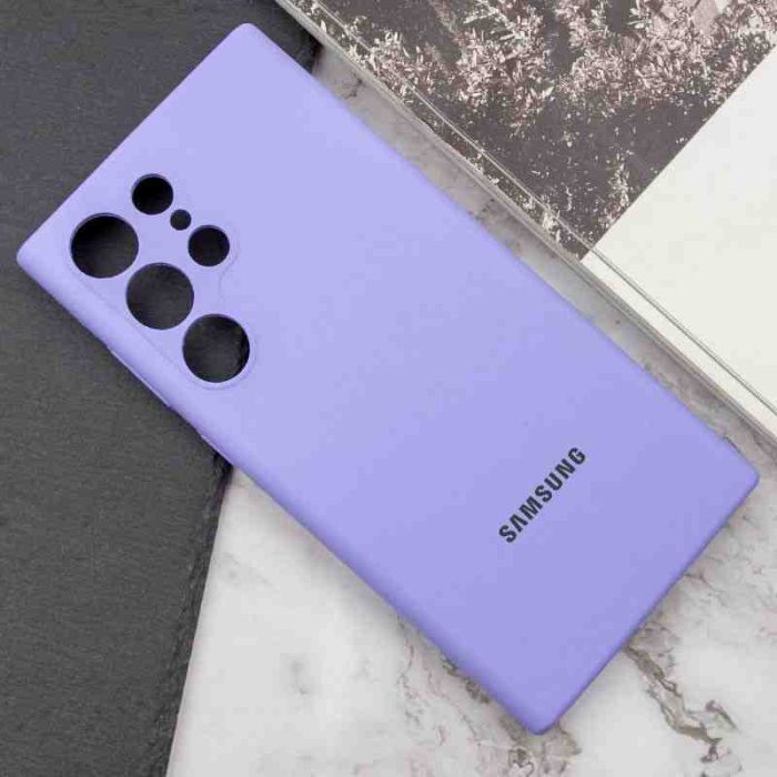 Чохол Silicone Cover Lakshmi Full Camera (AAA) with Logo для Samsung Galaxy S24 Ultra