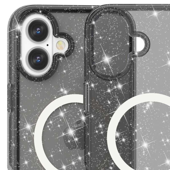 Чохол TPU Galaxy Sparkle (MagFit) для Apple iPhone 16 (6.1")