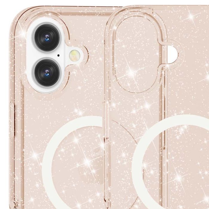 Чохол TPU Galaxy Sparkle (MagFit) для Apple iPhone 16 Plus (6.7")