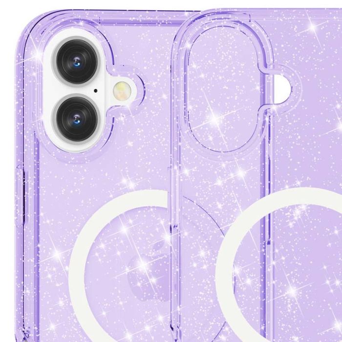 Чохол TPU Galaxy Sparkle (MagFit) для Apple iPhone 16 Plus (6.7")