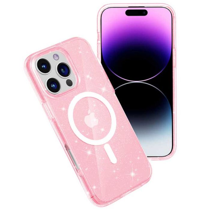 Чохол TPU Galaxy Sparkle (MagFit) для Apple iPhone 16 Pro Max (6.9")
