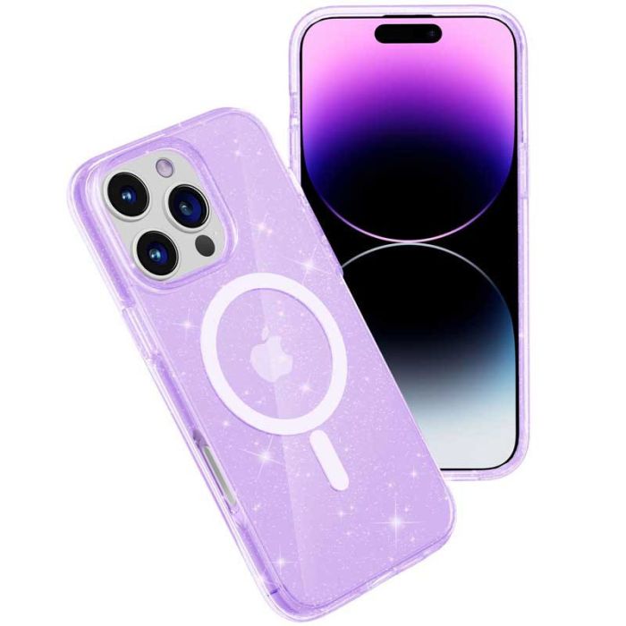 Чохол TPU Galaxy Sparkle (MagFit) для Apple iPhone 16 Pro Max (6.9")