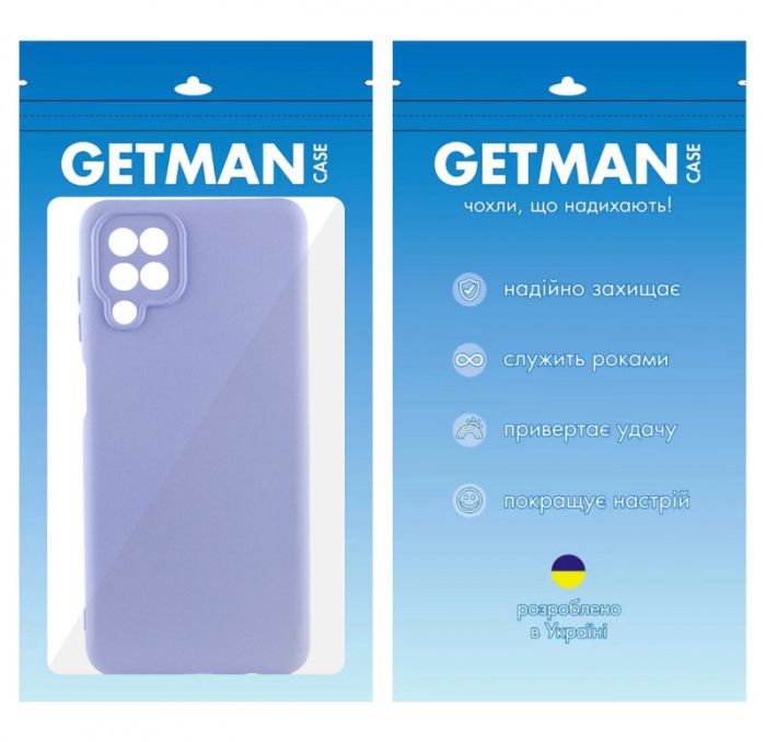 Чохол TPU GETMAN Liquid Silk Full Camera для Samsung Galaxy A12