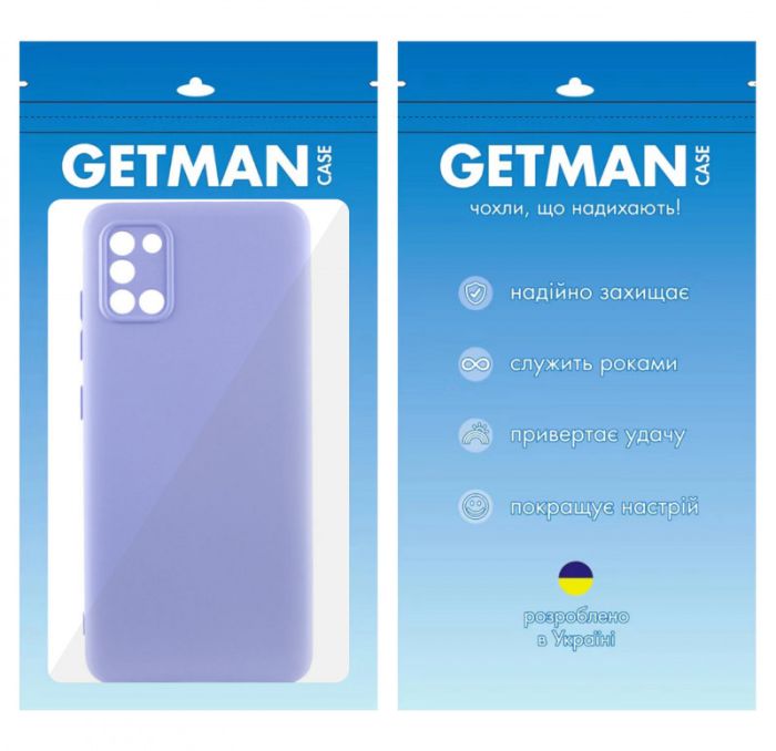 Чохол TPU GETMAN Liquid Silk Full Camera для Samsung Galaxy A31