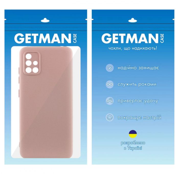 Чохол TPU GETMAN Liquid Silk Full Camera для Samsung Galaxy A51