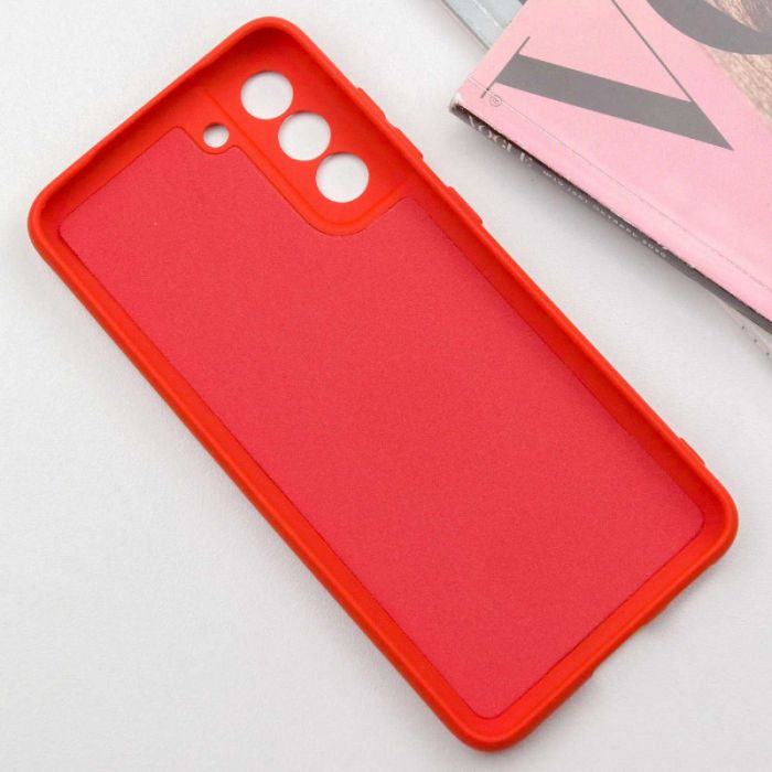 Чохол TPU GETMAN Liquid Silk Full Camera для Samsung Galaxy S21 FE
