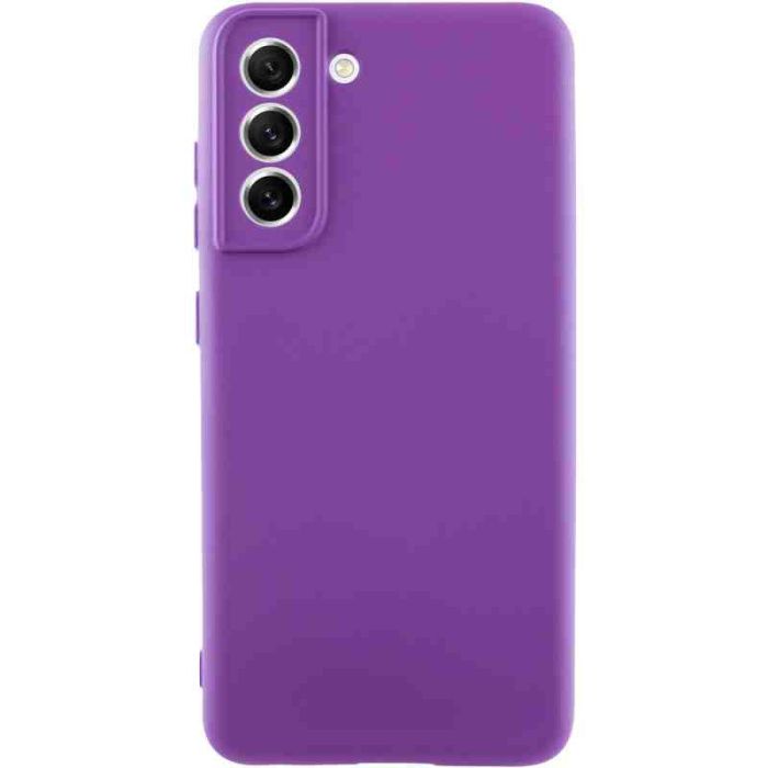 Чохол TPU GETMAN Liquid Silk Full Camera для Samsung Galaxy S21