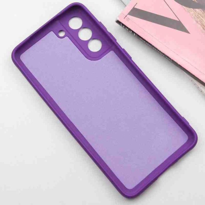Чохол TPU GETMAN Liquid Silk Full Camera для Samsung Galaxy S21