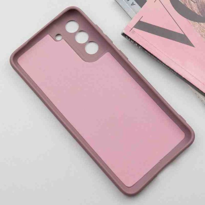 Чохол TPU GETMAN Liquid Silk Full Camera для Samsung Galaxy S21