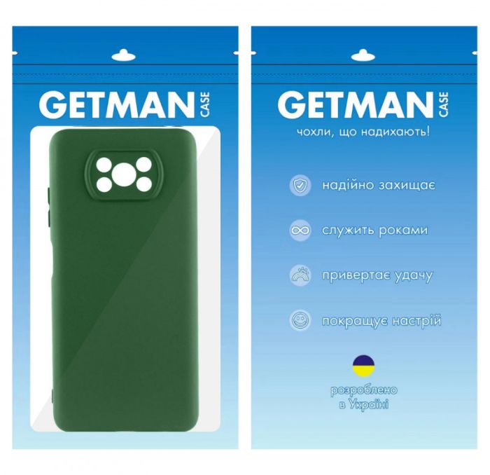 Чохол TPU GETMAN Liquid Silk Full Camera для Xiaomi Poco X3 NFC / Poco X3 Pro