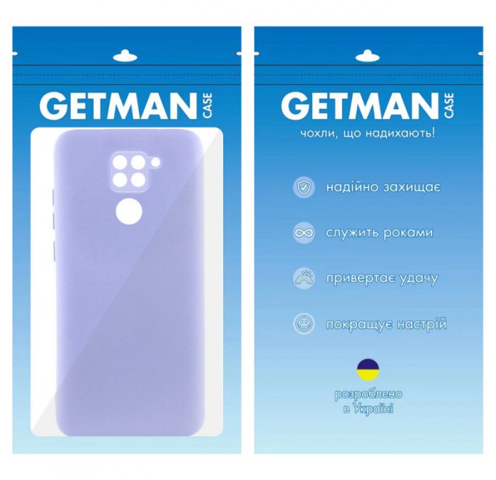Чохол TPU GETMAN Liquid Silk Full Camera для Xiaomi Redmi Note 9 / Redmi 10X