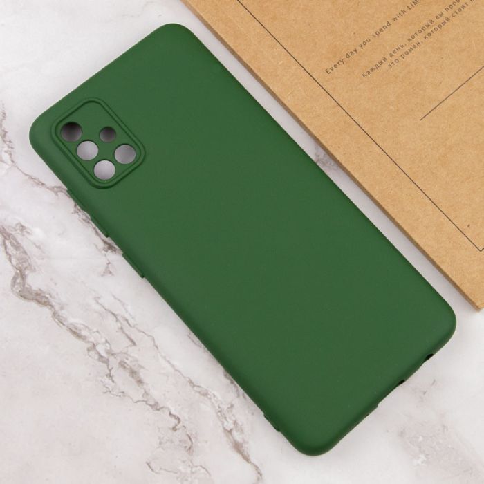 Чохол TPU GETMAN Liquid Silk Full Camera для Samsung Galaxy A71