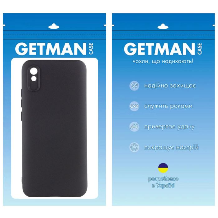 Чохол TPU GETMAN Liquid Silk Full Camera для Xiaomi Redmi 9A
