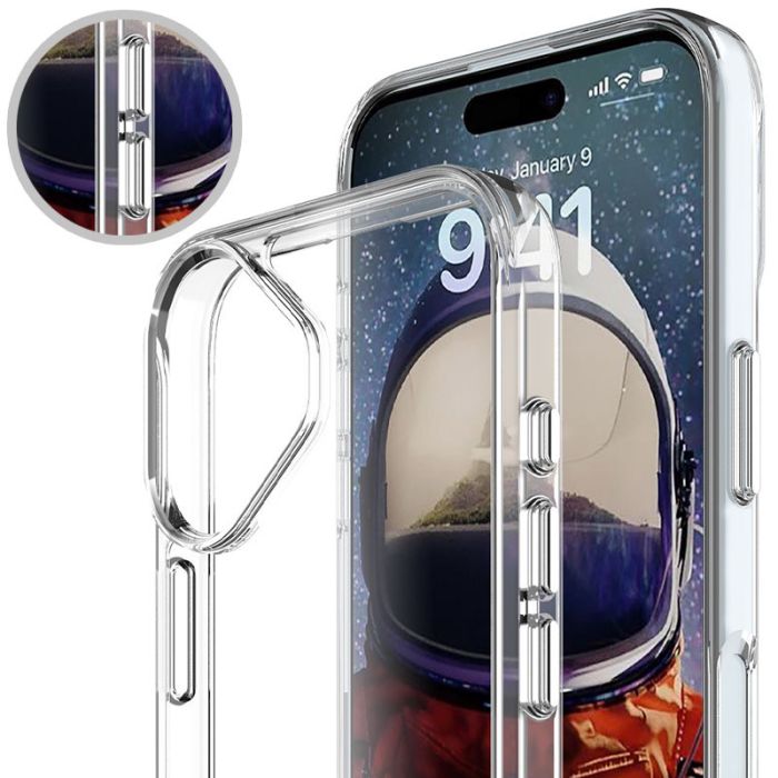 Чохол TPU Space Case transparent для Apple iPhone 16 Plus (6.7")