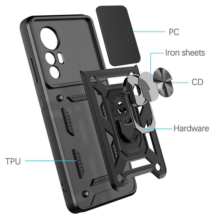 Ударостійкий чохол Camshield Serge Ring для Xiaomi 12T / 12T Pro