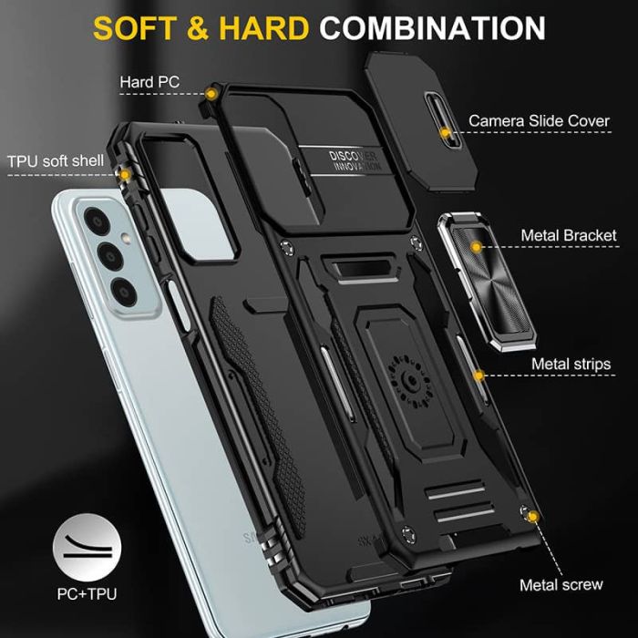 Ударостійкий чохол Camshield Army Ring для Samsung Galaxy M14 5G
