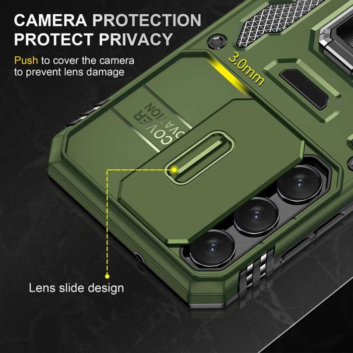 Ударостійкий чохол Camshield Army Ring для Samsung Galaxy S20 FE