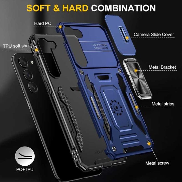Ударостійкий чохол Camshield Army Ring для Samsung Galaxy S20 FE