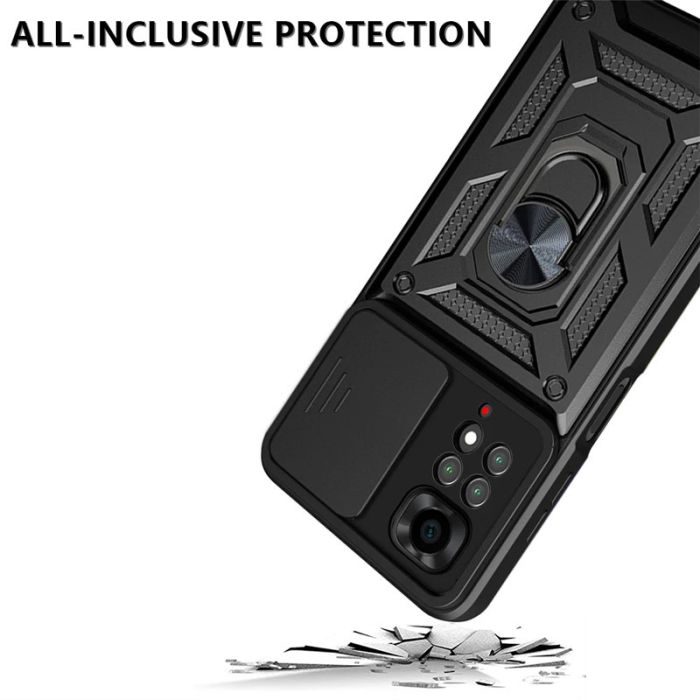 Ударостійкий чохол Camshield Serge Ring для Xiaomi Redmi Note 11 (Global) / Note 11S