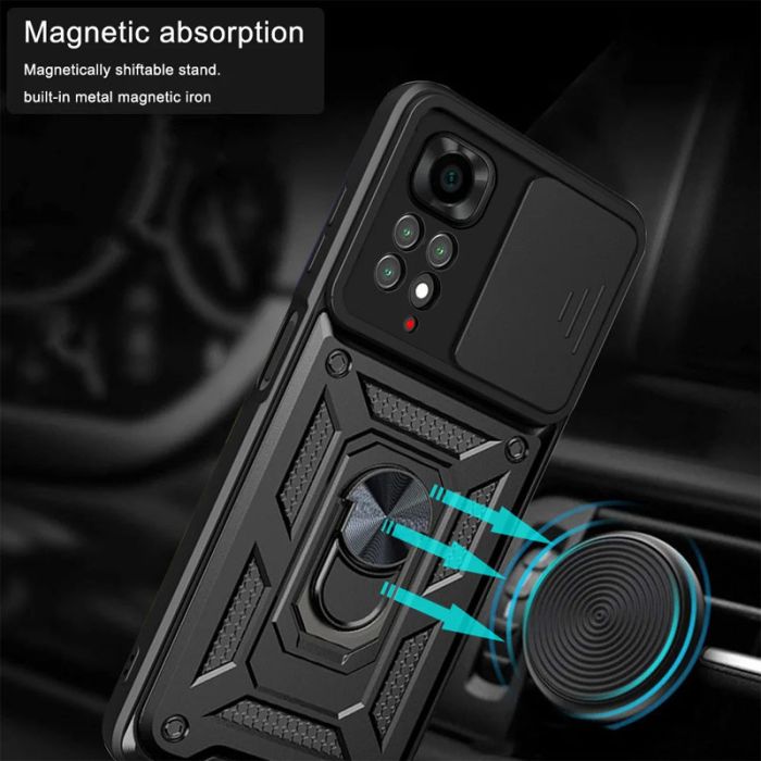 Ударостійкий чохол Camshield Serge Ring для Xiaomi Redmi Note 11 (Global) / Note 11S