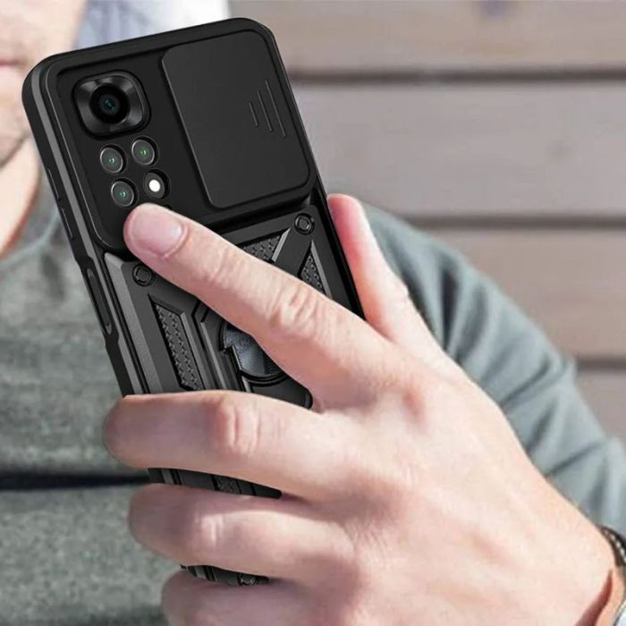 Ударостійкий чохол Camshield Serge Ring для Xiaomi Redmi Note 11 (Global) / Note 11S