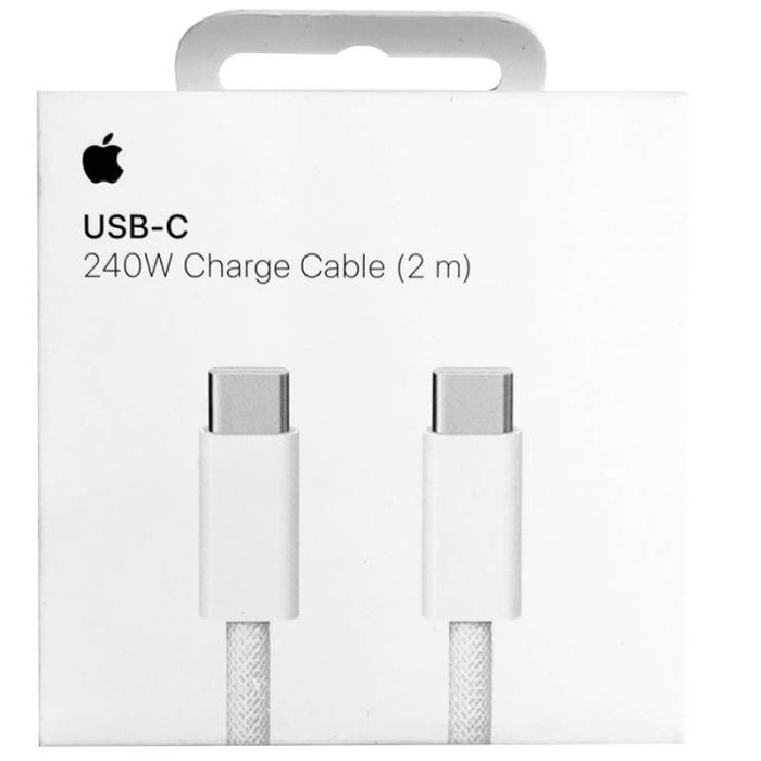 Дата кабель USB-C to USB-C FineWoven 240W for Apple (AAA) (2m) (box)