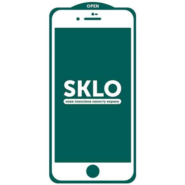 Захисне скло SKLO 5D (тех.пак) для Apple iPhone 7 / 8 / SE (2020) (4.7")