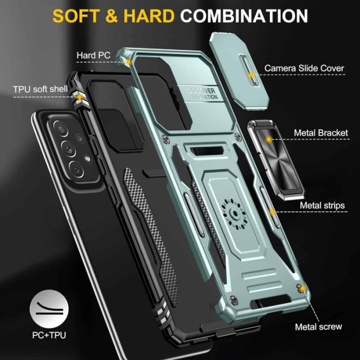Ударостійкий чохол Camshield Army Ring для Samsung Galaxy A53 5G