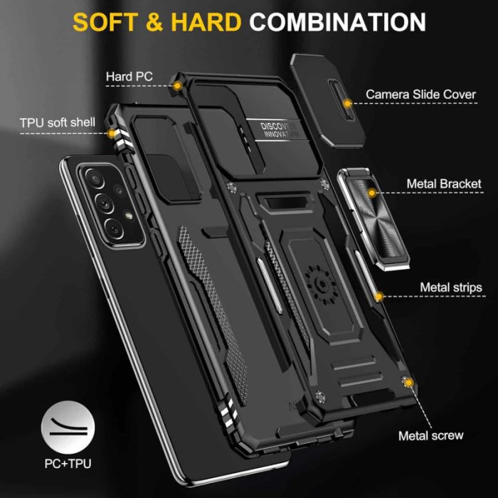 Ударостійкий чохол Camshield Army Ring для Samsung Galaxy A53 5G