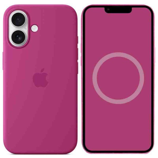 Чохол Silicone case (AAA) full with Magsafe and Animation для Apple iPhone 16 Plus (6.7")