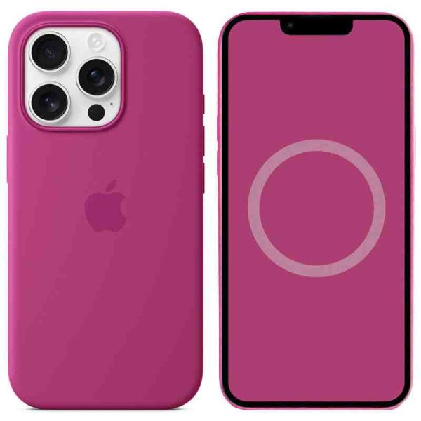 Чохол Silicone case (AAA) full with Magsafe and Animation для Apple iPhone 16 Pro (6.3")
