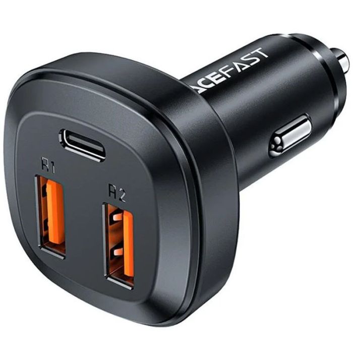 АЗП Acefast B9 three port metal car charger 66W (2USB-A/1C)