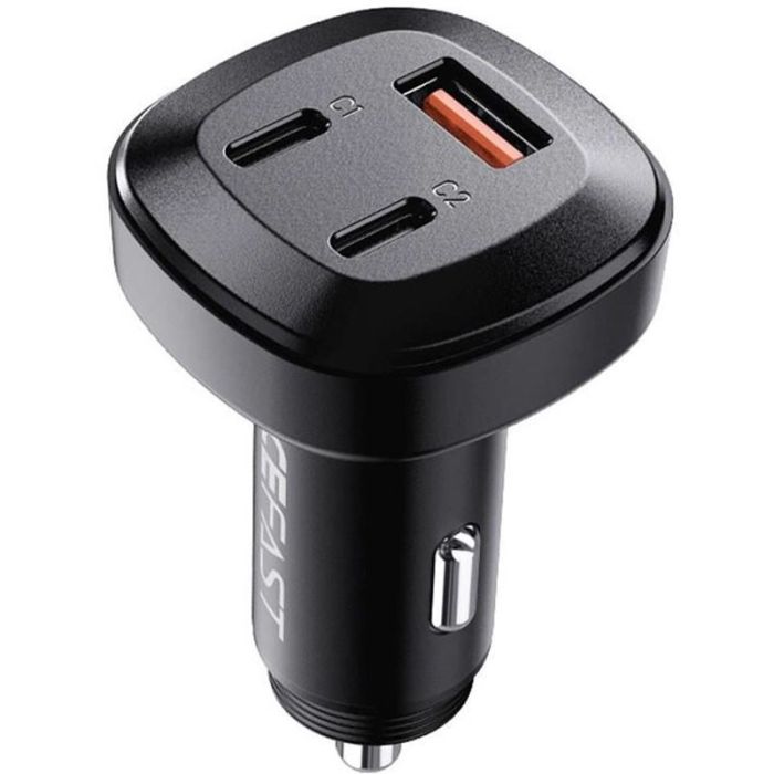 АЗП Acefast B3 three-port metal car charger 66W (1USB-A/2C)