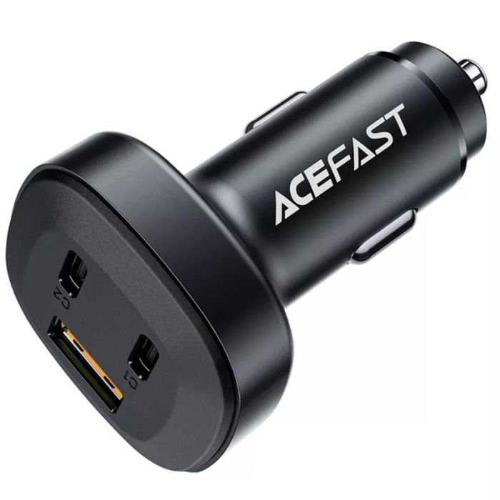 АЗП Acefast B3 three-port metal car charger 66W (1USB-A/2C)