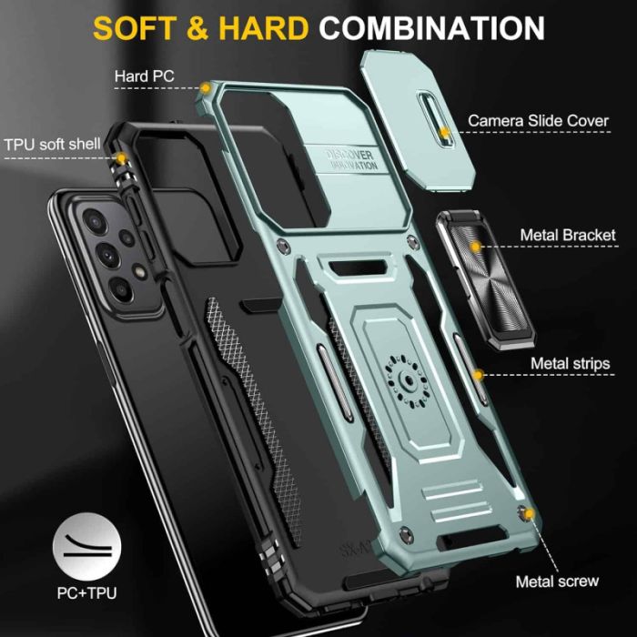 Ударостійкий чохол Camshield Army Ring для Samsung Galaxy A13 4G / A04s