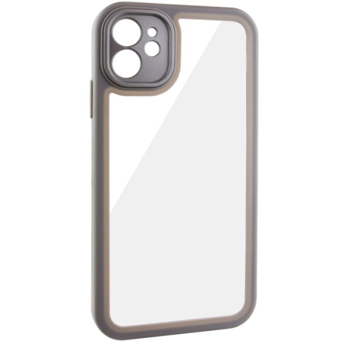 TPU чохол Transparent + Colour 1,5mm для Apple iPhone 11 (6.1")