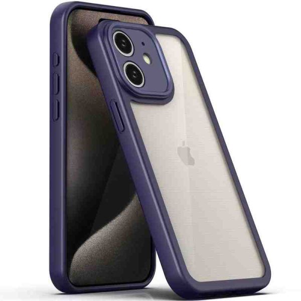 TPU чохол Transparent + Colour 1,5mm для Apple iPhone 11 (6.1")