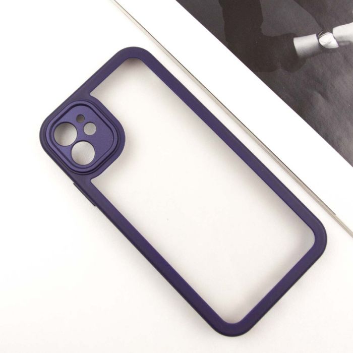 TPU чохол Transparent + Colour 1,5mm для Apple iPhone 11 (6.1")