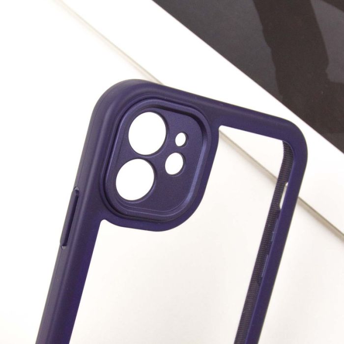 TPU чохол Transparent + Colour 1,5mm для Apple iPhone 11 (6.1")