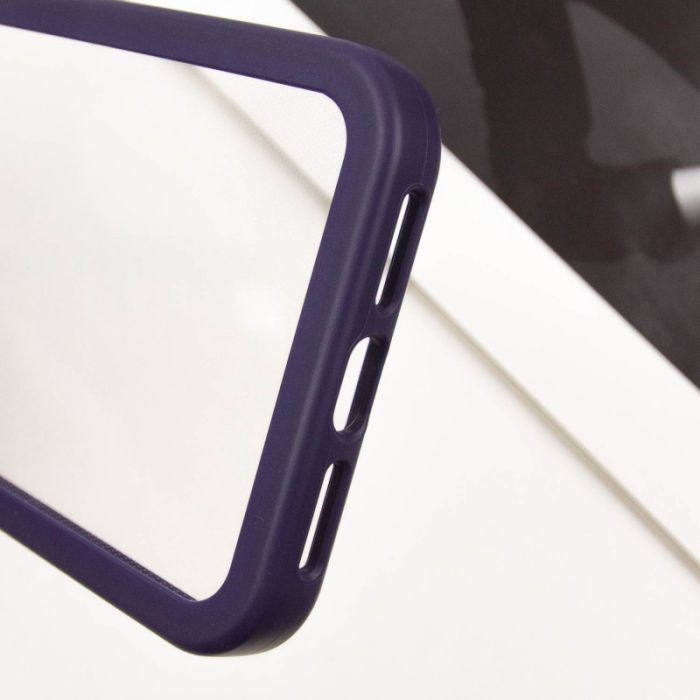 TPU чохол Transparent + Colour 1,5mm для Apple iPhone 11 (6.1")