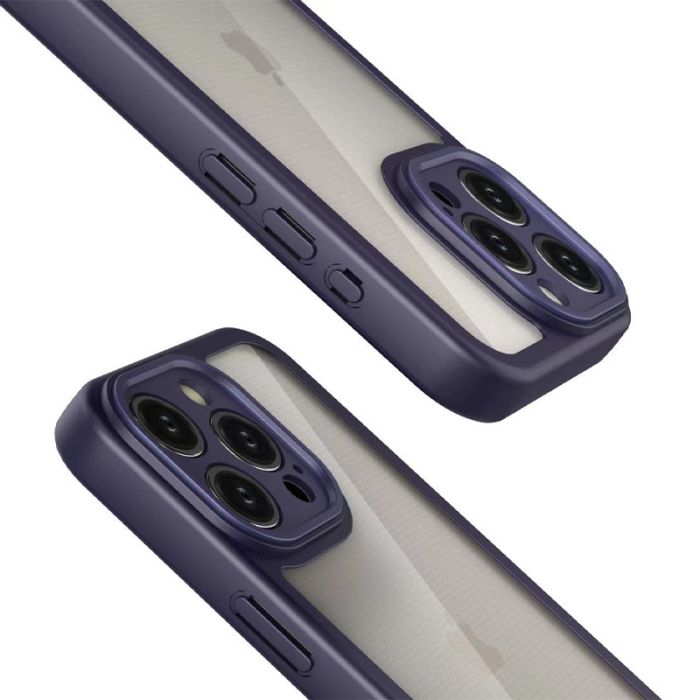 TPU чохол Transparent + Colour 1,5mm для Apple iPhone 12 Pro Max (6.7")
