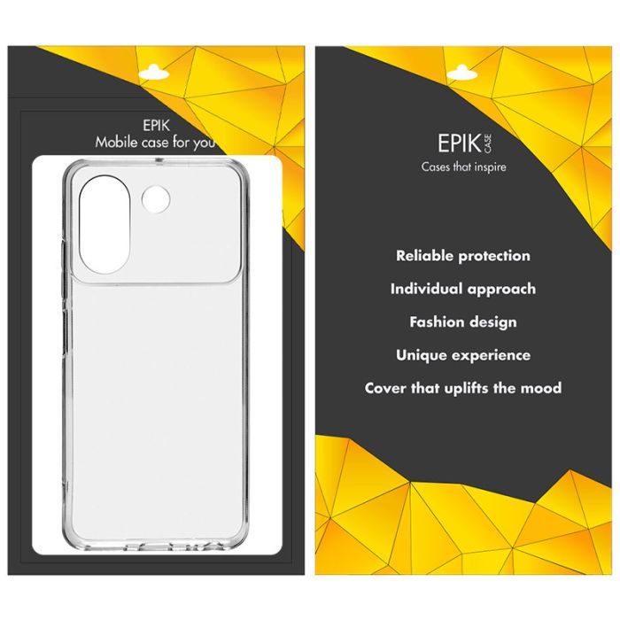 TPU чохол Epic Transparent 1,5mm для ZTE Blade A54 4G