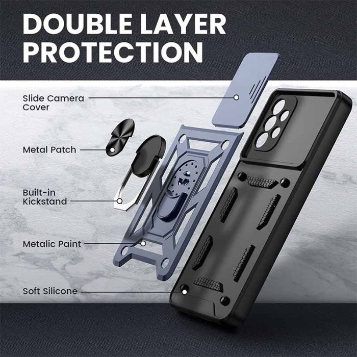 Ударостійкий чохол Camshield Serge Ring для Samsung Galaxy A23 4G