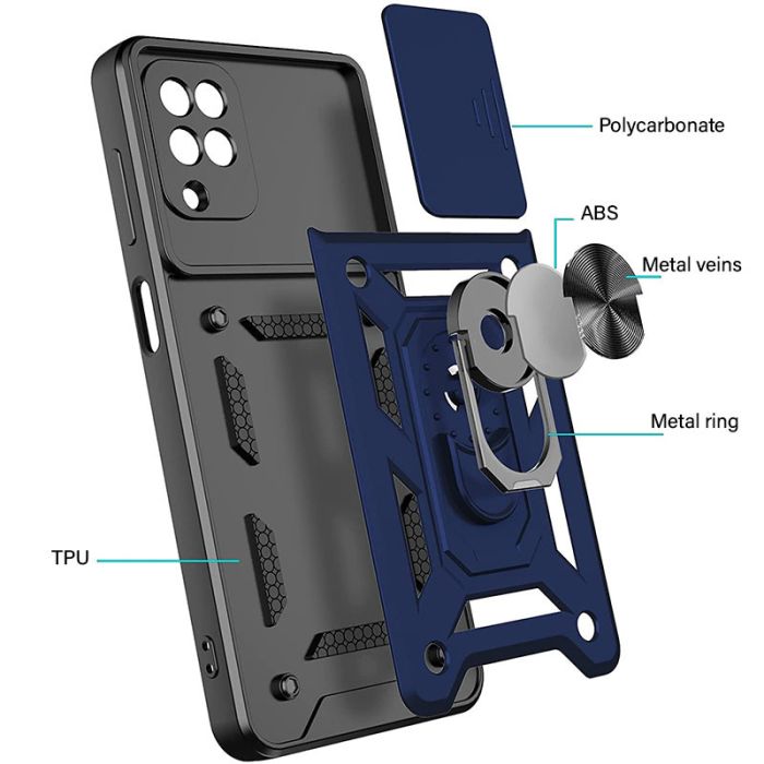 Ударостійкий чохол Camshield Serge Ring для Samsung Galaxy M53 5G