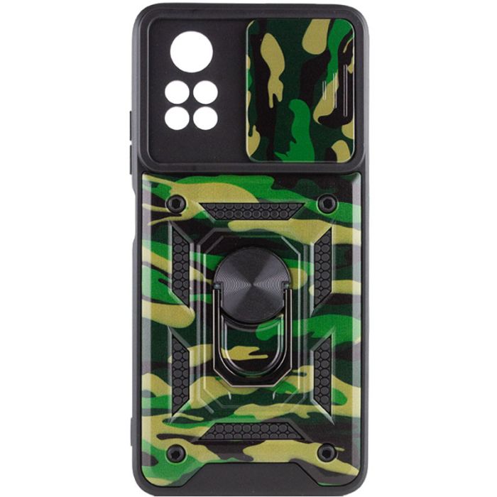 Ударостійкий чохол Camshield Serge Ring Camo для Xiaomi Poco X4 Pro 5G