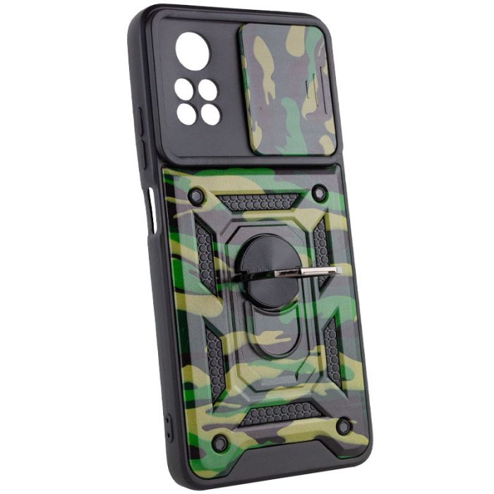 Ударостійкий чохол Camshield Serge Ring Camo для Xiaomi Poco X4 Pro 5G