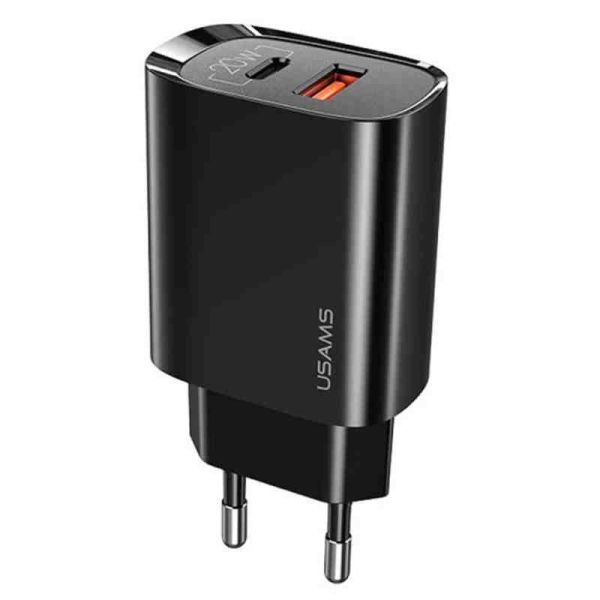 МЗП Usams US-CC121 T35 QC3.0 + PD3.0 20W (1USB-A/1C)