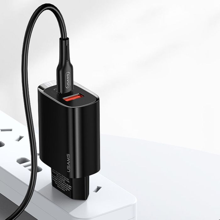 МЗП Usams US-CC121 T35 QC3.0 + PD3.0 20W (1USB-A/1C)