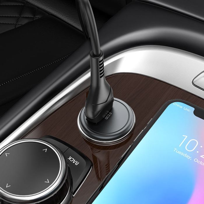 АЗП Hoco Z43 Mighty QC3.0 18W (1USB-A) + кабель USB to MicroUSB