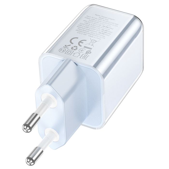 МЗП Hoco N46 Glorious PD20W+QC3.0 (1USB-A/1C)